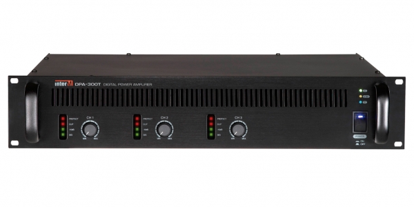 Inter-M DPA-300T (Трехканальный трансляционный цифровой усилитель мощности, 3 х 300 Вт)