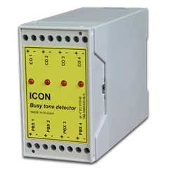 Icon  BTD4A (4-канальный детектор отбоя с питанием от телефонной линии (отбой только разрывом шлейфа