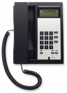 Telematrix 3300IP MWB Black (Проводной гостиничный телефон VoIP)