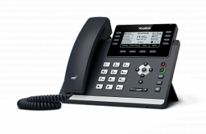 Телефон Yealink SIP-T43U (12 аккаунтов, 2 порта USB, BLF,  PoE, GigE, без БП)