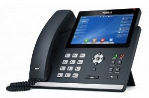 Телефон Yealink SIP-T48U (16 аккаунтов, цветной сенсорный экран, BLF, PoE, GigE, 2 USB, БЕЗ БП)