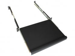 RACK5 Полка клавиатурная выдвижная в шкафы глубиной 600мм, нагрузка до 20кг, черная